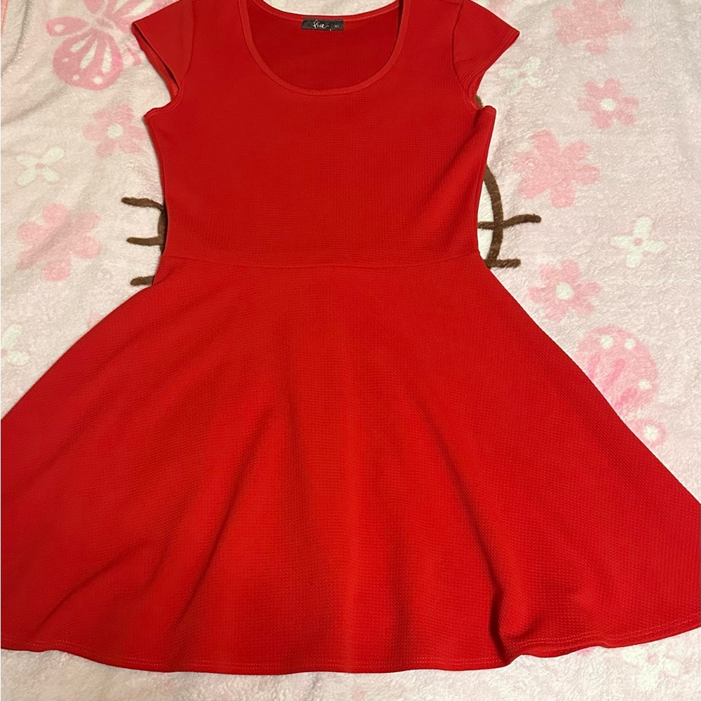 Red Skater Dress
